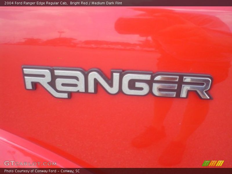 Bright Red / Medium Dark Flint 2004 Ford Ranger Edge Regular Cab