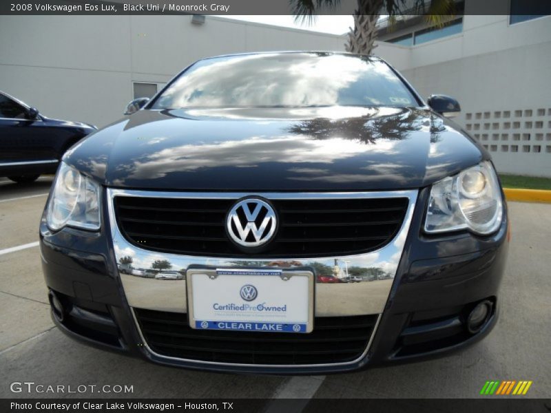 Black Uni / Moonrock Gray 2008 Volkswagen Eos Lux
