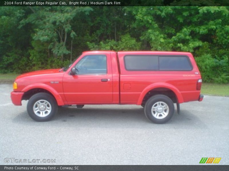 Bright Red / Medium Dark Flint 2004 Ford Ranger Edge Regular Cab