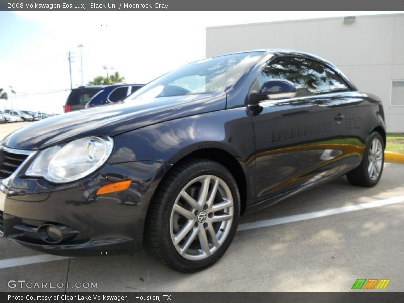 Black Uni / Moonrock Gray 2008 Volkswagen Eos Lux
