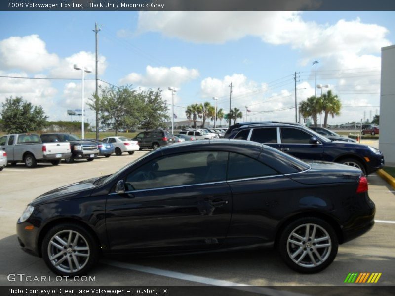 Black Uni / Moonrock Gray 2008 Volkswagen Eos Lux