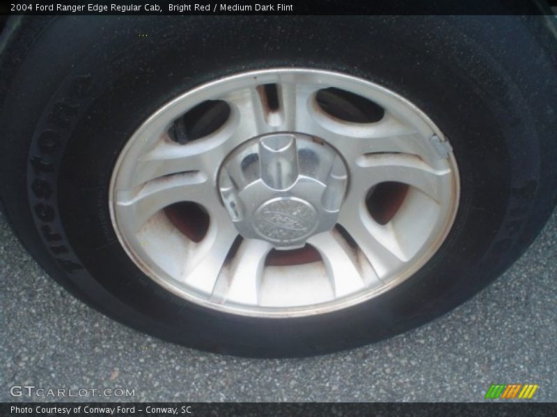 Bright Red / Medium Dark Flint 2004 Ford Ranger Edge Regular Cab