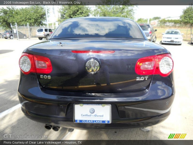 Black Uni / Moonrock Gray 2008 Volkswagen Eos Lux