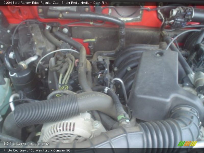 Bright Red / Medium Dark Flint 2004 Ford Ranger Edge Regular Cab