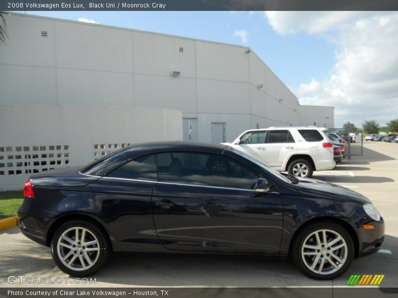 Black Uni / Moonrock Gray 2008 Volkswagen Eos Lux