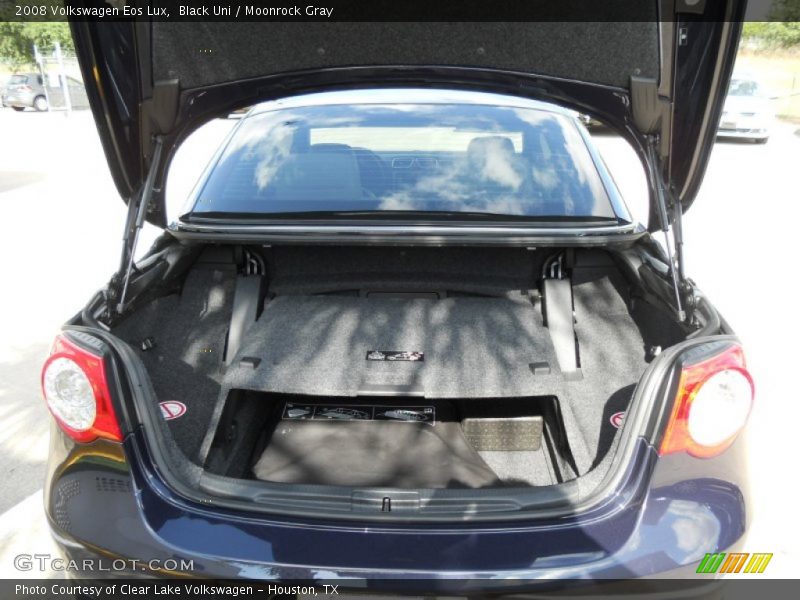 Black Uni / Moonrock Gray 2008 Volkswagen Eos Lux