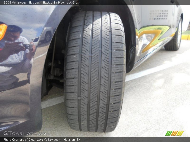 Black Uni / Moonrock Gray 2008 Volkswagen Eos Lux