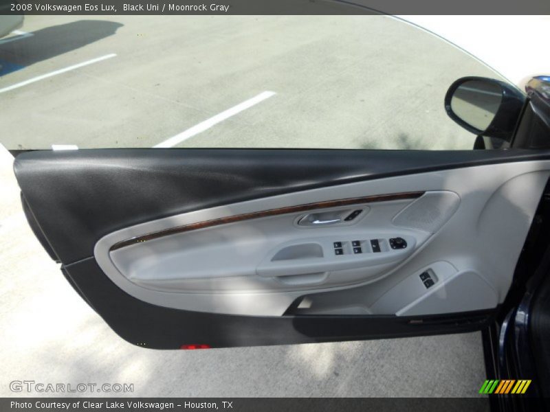 Black Uni / Moonrock Gray 2008 Volkswagen Eos Lux