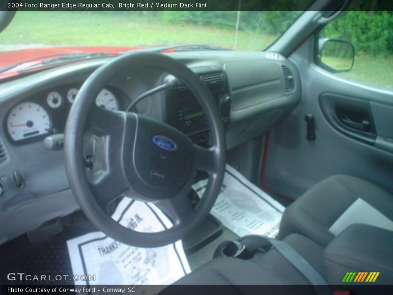 Bright Red / Medium Dark Flint 2004 Ford Ranger Edge Regular Cab