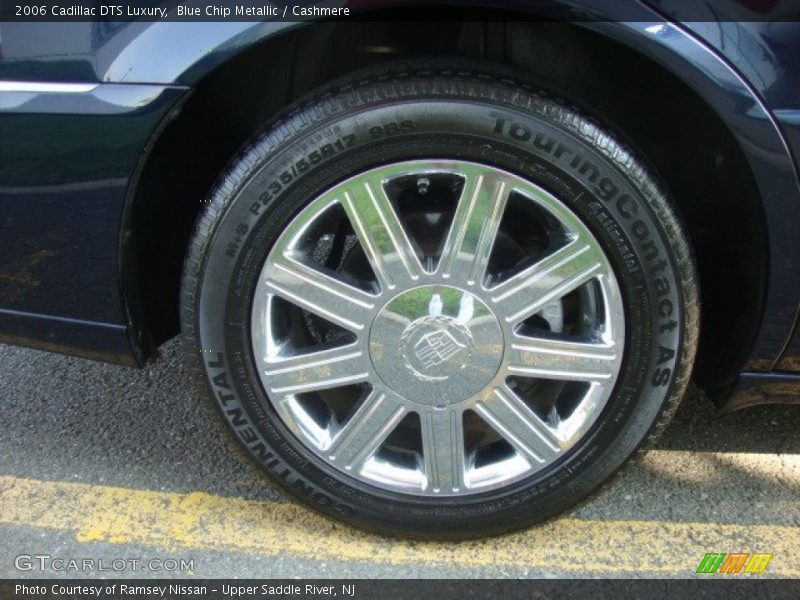 Blue Chip Metallic / Cashmere 2006 Cadillac DTS Luxury