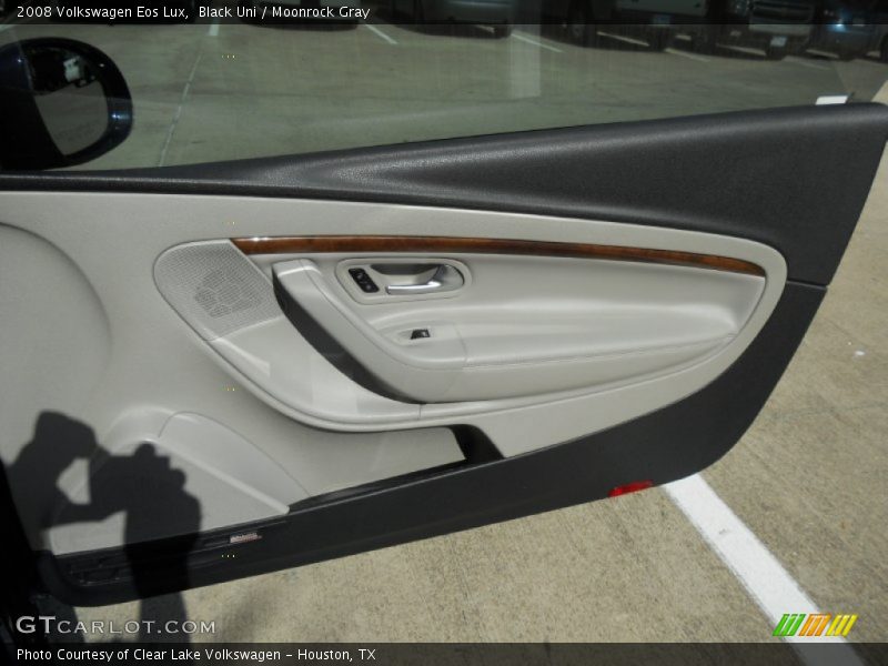 Black Uni / Moonrock Gray 2008 Volkswagen Eos Lux