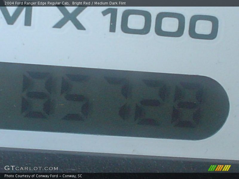 Bright Red / Medium Dark Flint 2004 Ford Ranger Edge Regular Cab