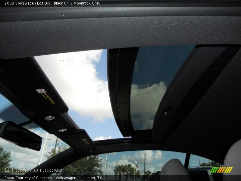 Black Uni / Moonrock Gray 2008 Volkswagen Eos Lux