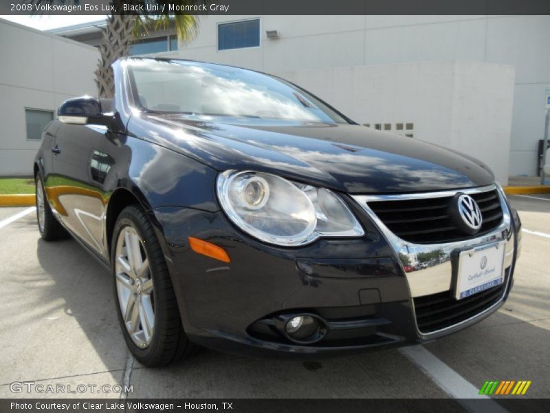 Black Uni / Moonrock Gray 2008 Volkswagen Eos Lux