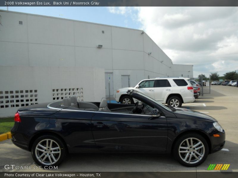 Black Uni / Moonrock Gray 2008 Volkswagen Eos Lux