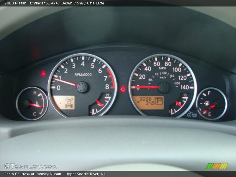 Desert Stone / Cafe Latte 2008 Nissan Pathfinder SE 4x4