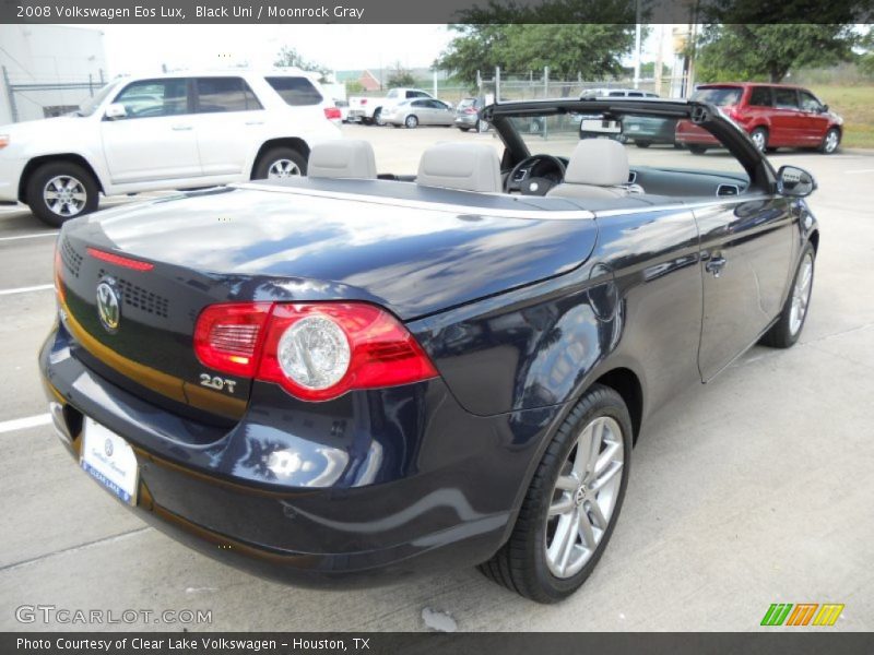 Black Uni / Moonrock Gray 2008 Volkswagen Eos Lux