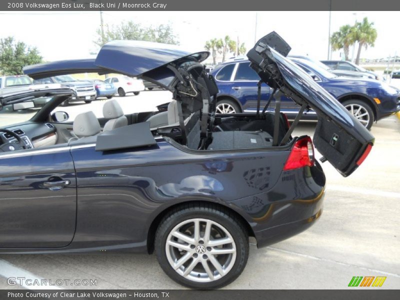 Black Uni / Moonrock Gray 2008 Volkswagen Eos Lux