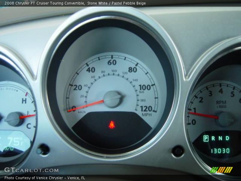 Stone White / Pastel Pebble Beige 2008 Chrysler PT Cruiser Touring Convertible