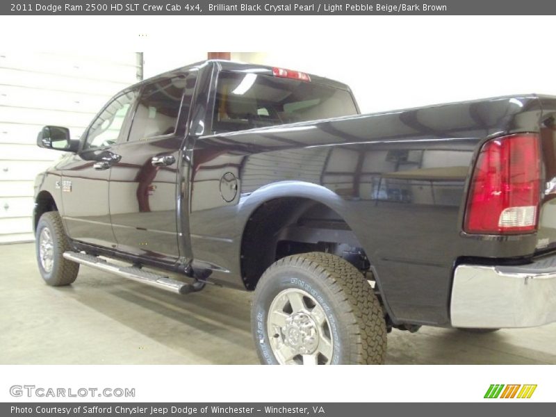 Brilliant Black Crystal Pearl / Light Pebble Beige/Bark Brown 2011 Dodge Ram 2500 HD SLT Crew Cab 4x4