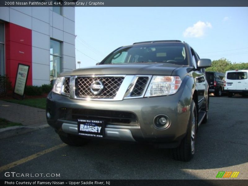 Storm Gray / Graphite 2008 Nissan Pathfinder LE 4x4
