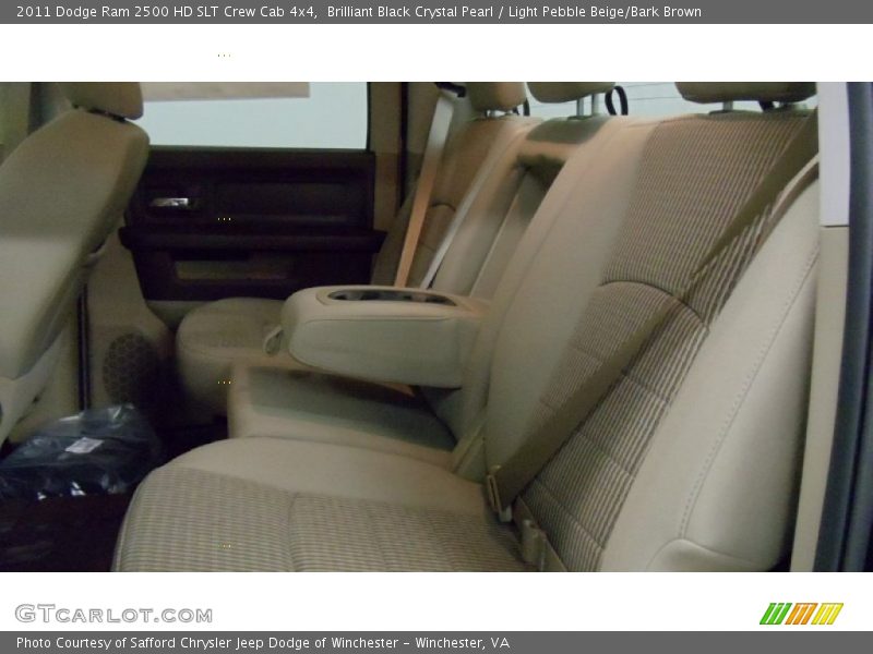 Brilliant Black Crystal Pearl / Light Pebble Beige/Bark Brown 2011 Dodge Ram 2500 HD SLT Crew Cab 4x4