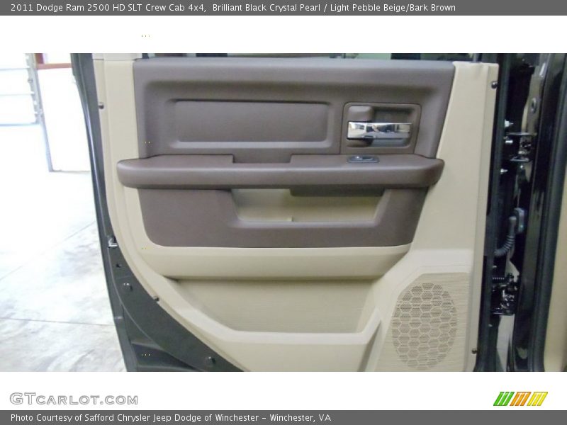 Brilliant Black Crystal Pearl / Light Pebble Beige/Bark Brown 2011 Dodge Ram 2500 HD SLT Crew Cab 4x4