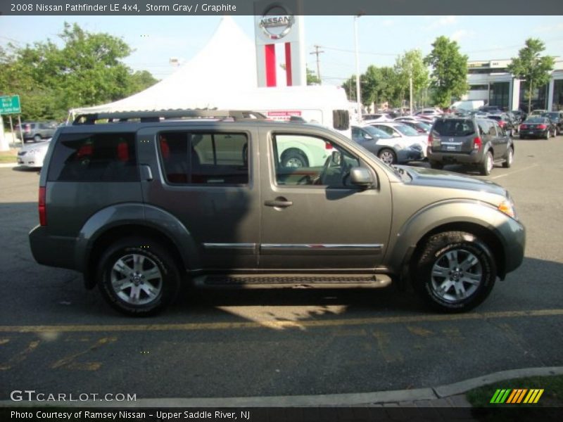 Storm Gray / Graphite 2008 Nissan Pathfinder LE 4x4