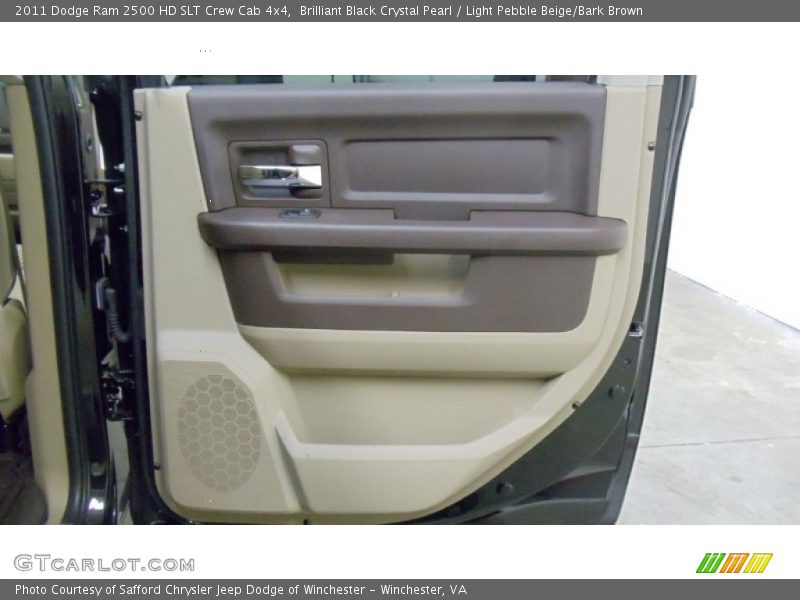 Brilliant Black Crystal Pearl / Light Pebble Beige/Bark Brown 2011 Dodge Ram 2500 HD SLT Crew Cab 4x4