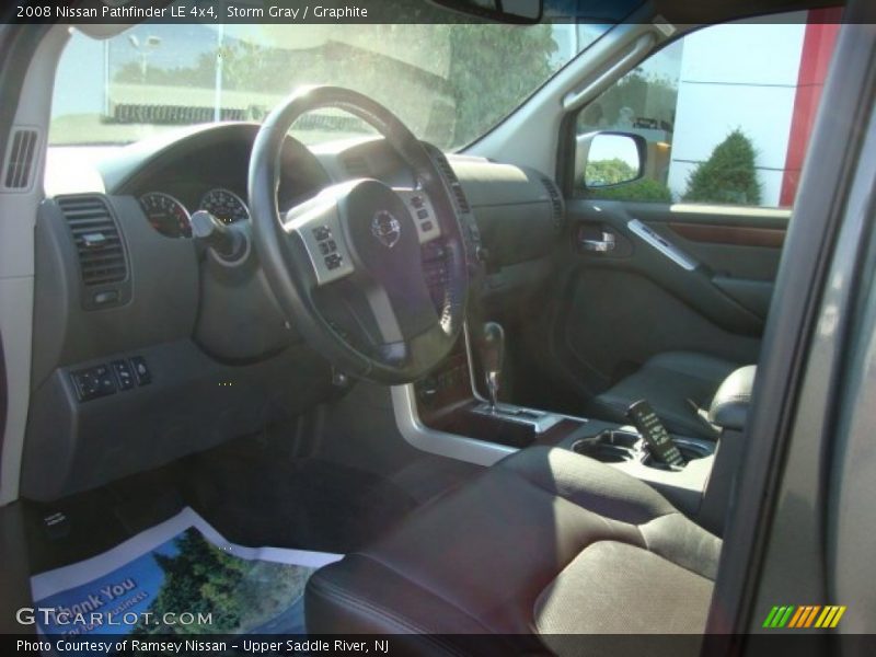 Storm Gray / Graphite 2008 Nissan Pathfinder LE 4x4