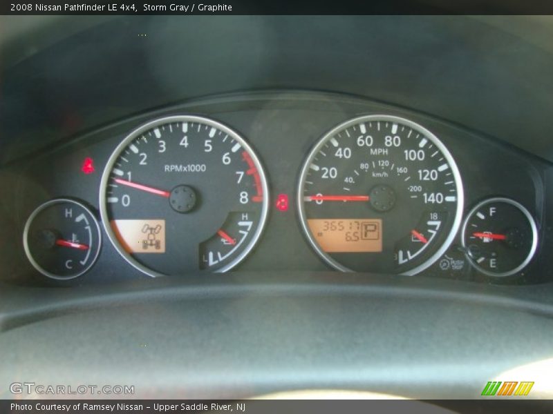 Storm Gray / Graphite 2008 Nissan Pathfinder LE 4x4