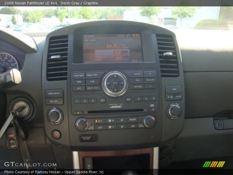 Storm Gray / Graphite 2008 Nissan Pathfinder LE 4x4