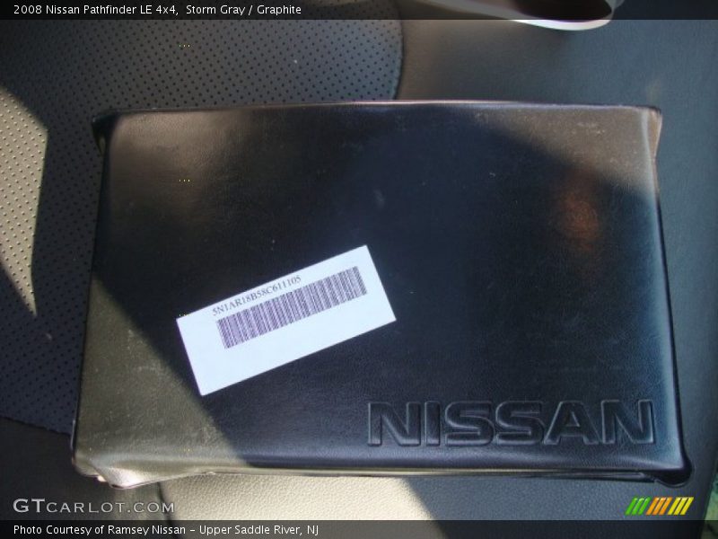 Storm Gray / Graphite 2008 Nissan Pathfinder LE 4x4