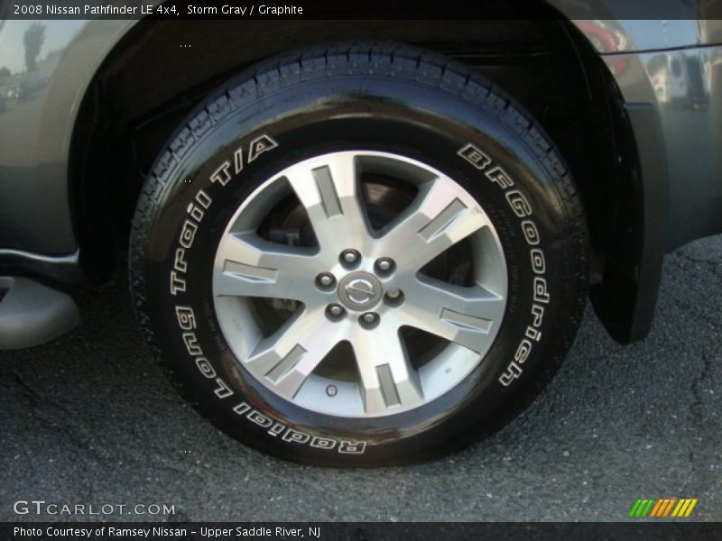 Storm Gray / Graphite 2008 Nissan Pathfinder LE 4x4
