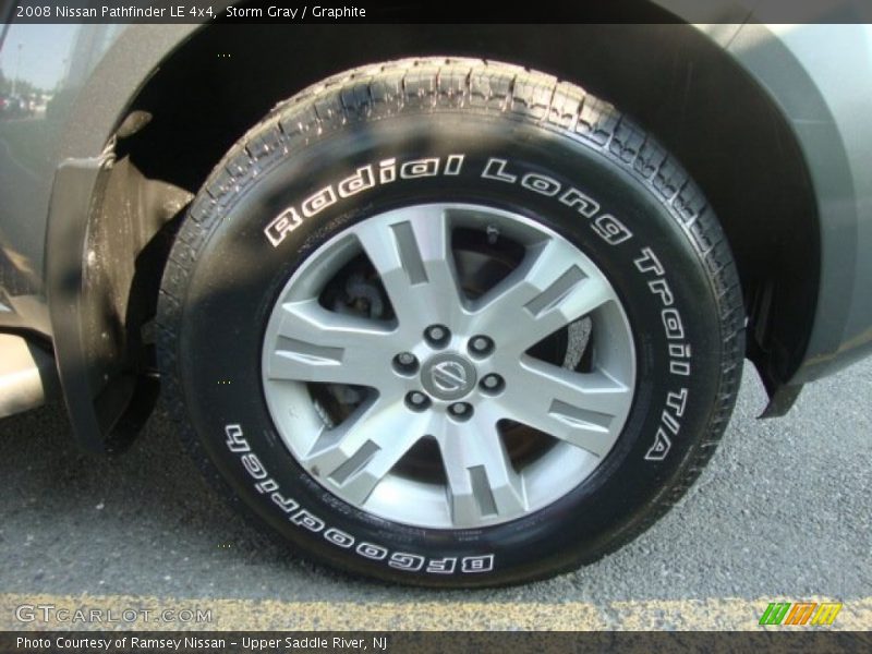 Storm Gray / Graphite 2008 Nissan Pathfinder LE 4x4