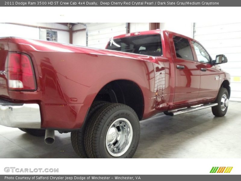 Deep Cherry Red Crystal Pearl / Dark Slate Gray/Medium Graystone 2011 Dodge Ram 3500 HD ST Crew Cab 4x4 Dually