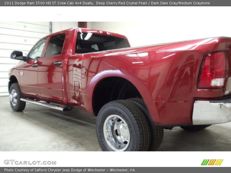 Deep Cherry Red Crystal Pearl / Dark Slate Gray/Medium Graystone 2011 Dodge Ram 3500 HD ST Crew Cab 4x4 Dually