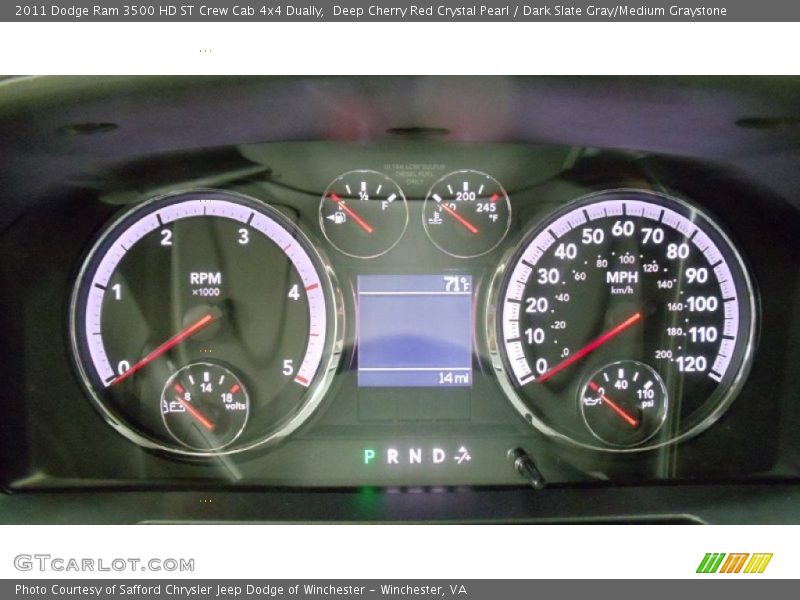  2011 Ram 3500 HD ST Crew Cab 4x4 Dually ST Crew Cab 4x4 Dually Gauges