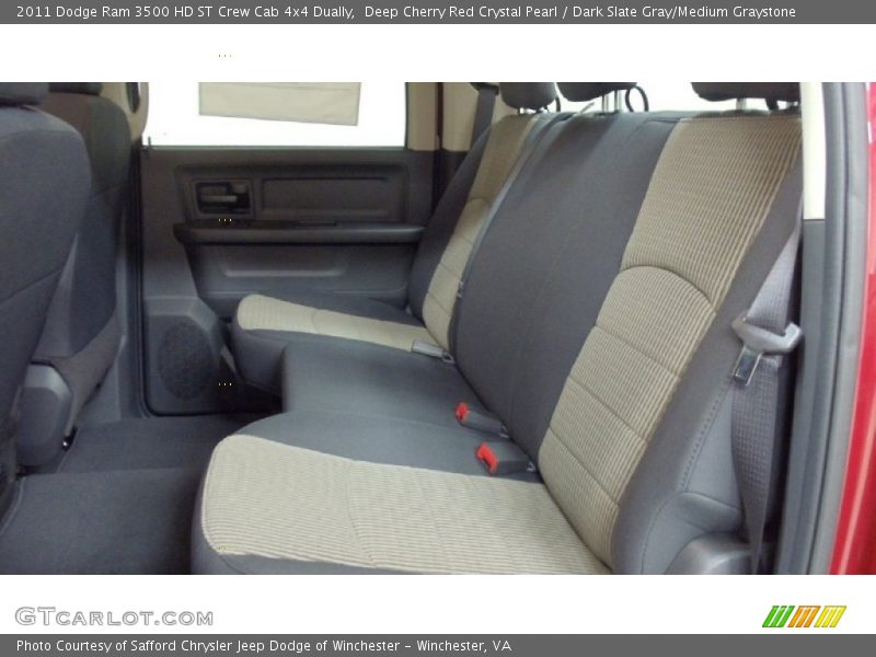 Deep Cherry Red Crystal Pearl / Dark Slate Gray/Medium Graystone 2011 Dodge Ram 3500 HD ST Crew Cab 4x4 Dually