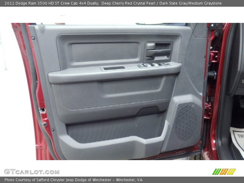 Deep Cherry Red Crystal Pearl / Dark Slate Gray/Medium Graystone 2011 Dodge Ram 3500 HD ST Crew Cab 4x4 Dually