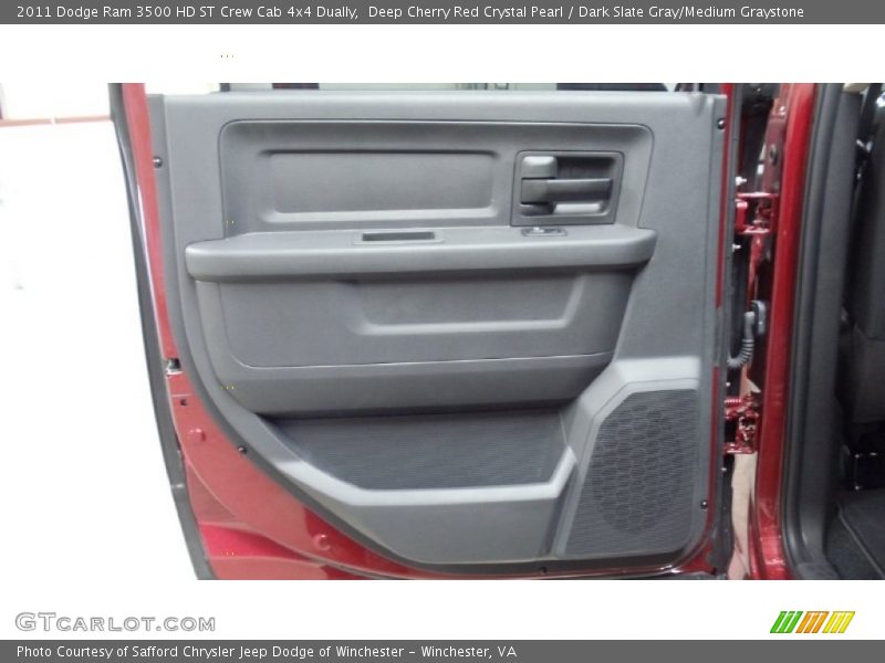 Deep Cherry Red Crystal Pearl / Dark Slate Gray/Medium Graystone 2011 Dodge Ram 3500 HD ST Crew Cab 4x4 Dually