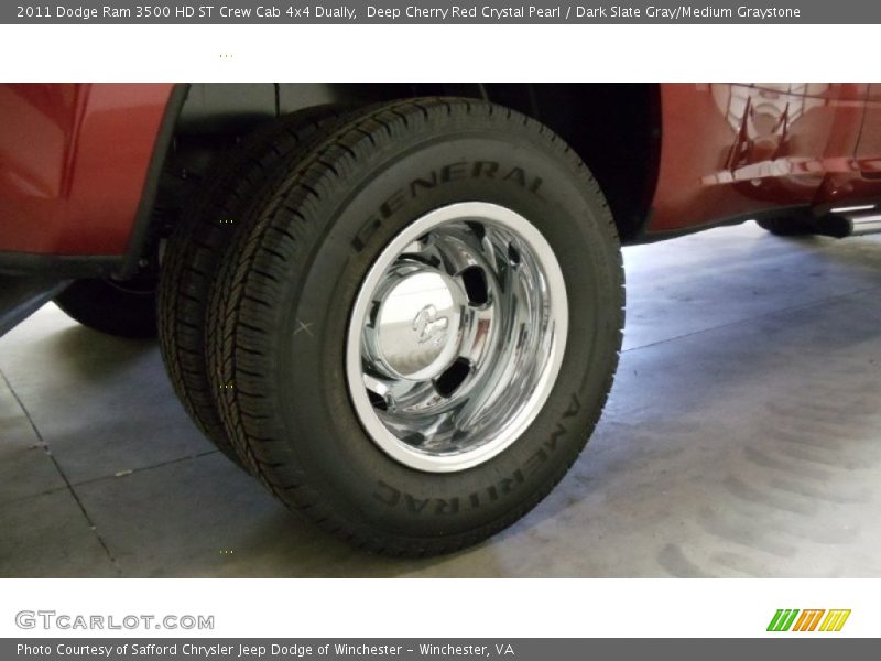 Deep Cherry Red Crystal Pearl / Dark Slate Gray/Medium Graystone 2011 Dodge Ram 3500 HD ST Crew Cab 4x4 Dually