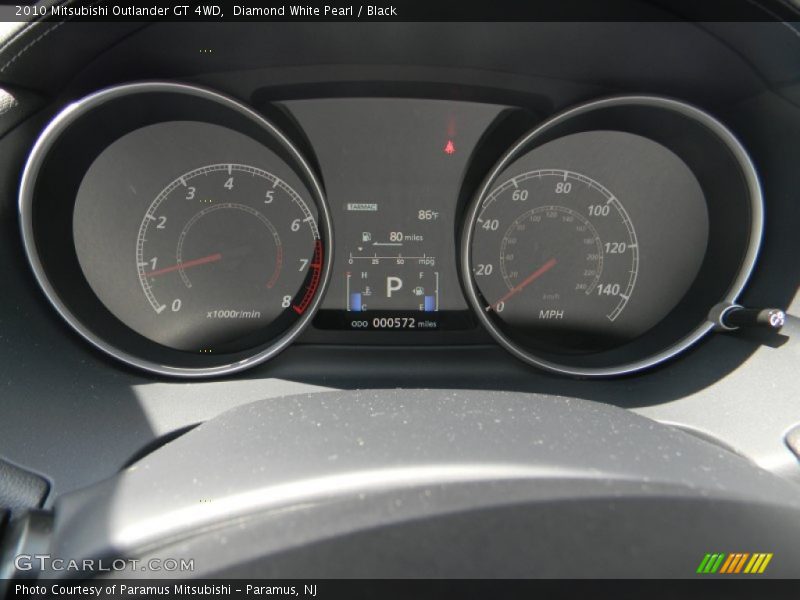  2010 Outlander GT 4WD GT 4WD Gauges