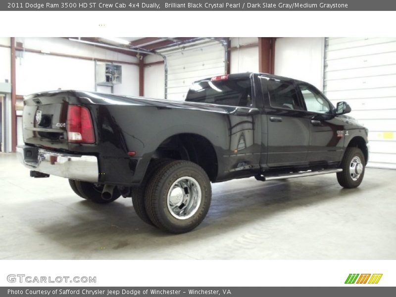  2011 Ram 3500 HD ST Crew Cab 4x4 Dually Brilliant Black Crystal Pearl