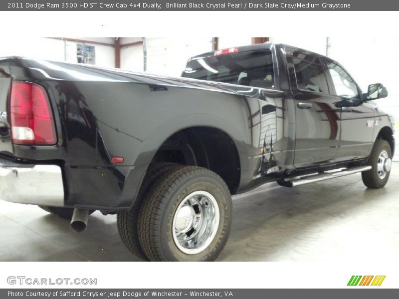 Brilliant Black Crystal Pearl / Dark Slate Gray/Medium Graystone 2011 Dodge Ram 3500 HD ST Crew Cab 4x4 Dually