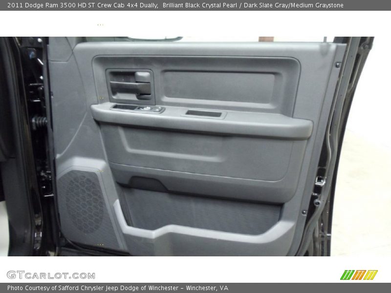Brilliant Black Crystal Pearl / Dark Slate Gray/Medium Graystone 2011 Dodge Ram 3500 HD ST Crew Cab 4x4 Dually