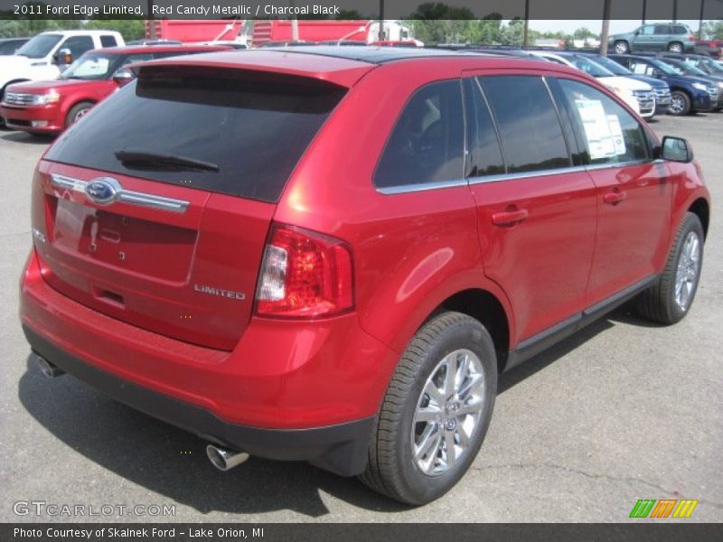 Red Candy Metallic / Charcoal Black 2011 Ford Edge Limited