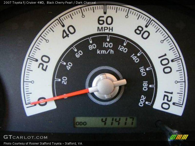 Black Cherry Pearl / Dark Charcoal 2007 Toyota FJ Cruiser 4WD