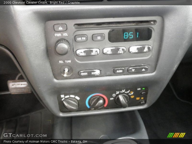 Bright Red / Graphite 2000 Chevrolet Cavalier Coupe