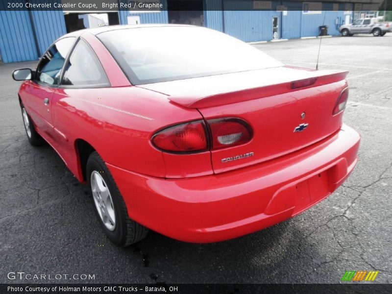 Bright Red / Graphite 2000 Chevrolet Cavalier Coupe